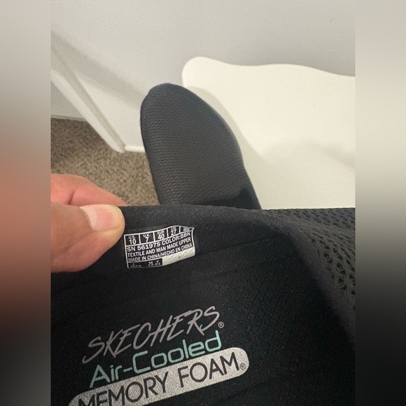 Skechers Black Loafers Slip-On Comfort - Picture 7 of 7